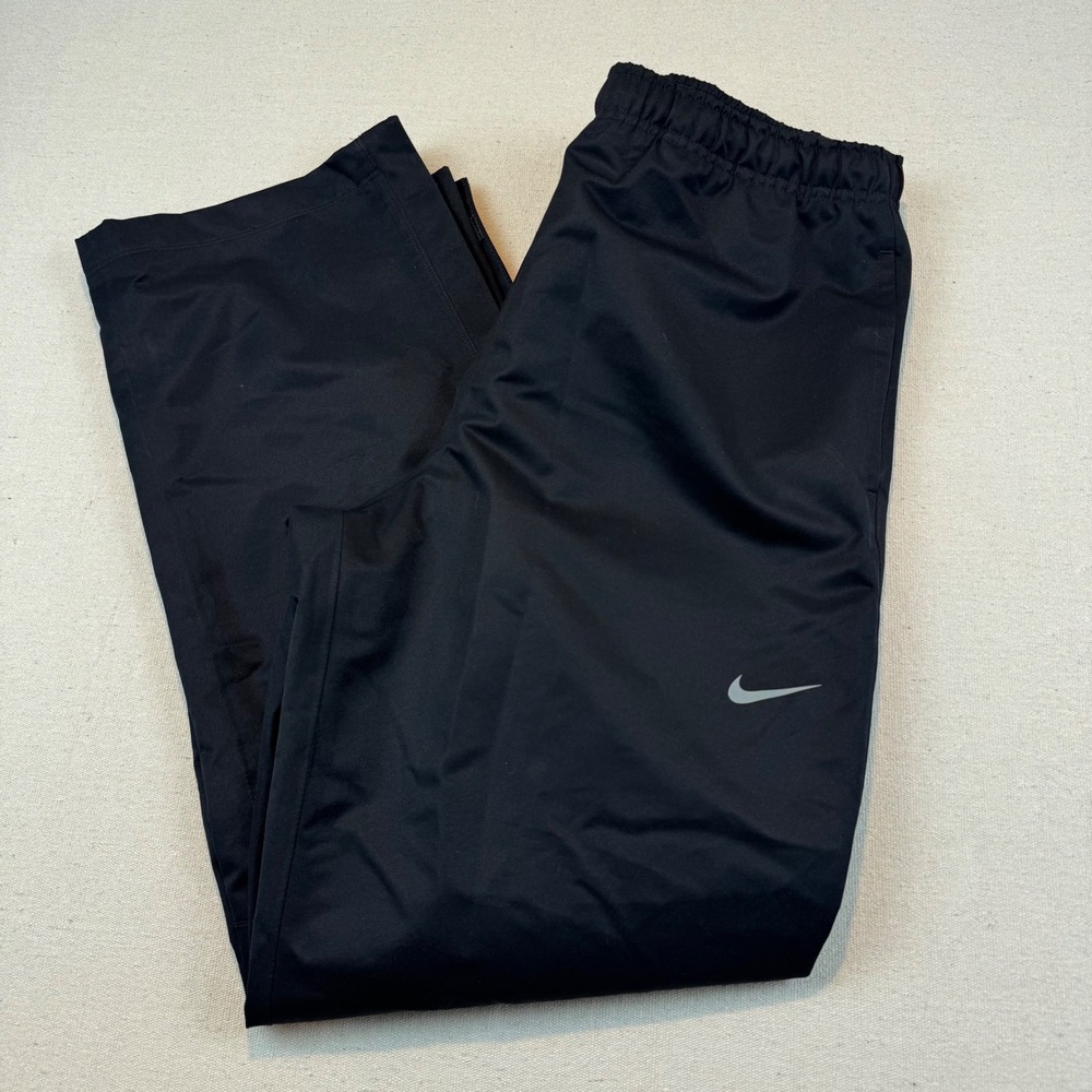 Nike Large Storm-Fit 10 Rain Pants Mens Black Golf Athletic Trousers